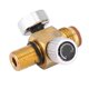thumbnail image 3 of Pressure Gauge On/Off Valve, On/Off Valve Thread, M18x1.5 5/8-18 Pressure Gauge For Tank Outdoor Use CO-2 Cylinder Replacement ANGGREK Otros, 3 of 8