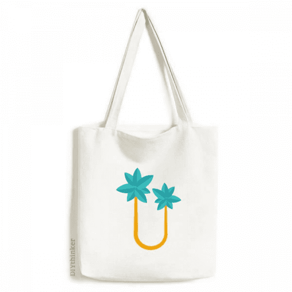 Cambodian Tourist Trees Tote Canvas Bag Shopping Satchel Casual Handbag