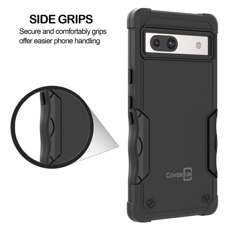 CoverON For Google Pixel 7a Case, Military Grade Heavy Duty Full Body  Rugged Phone Cover, Gray 
