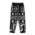 thumbnail image 3 of Lsque Not All Who Wander Are Lost 2 Print Women's Pajama Pants, Lounge Pant - Comfortable Home Wear,Elastic Waistband, Stylish Design-Large, 3 of 9