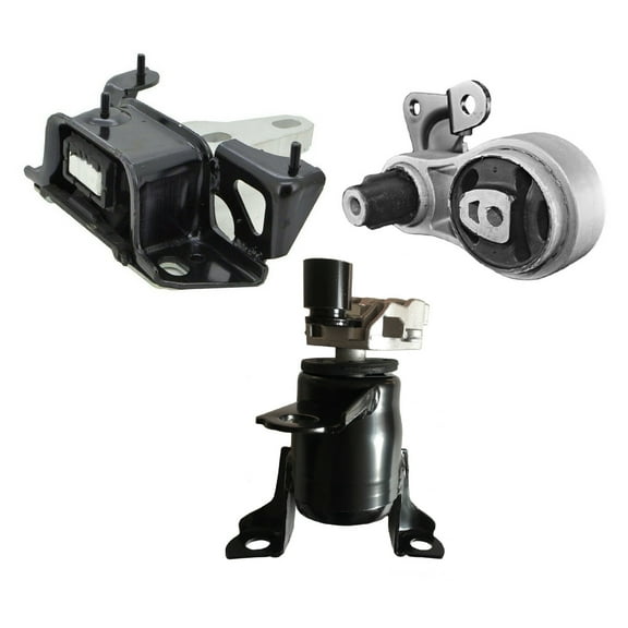 CF Advance Compatible with 14-19 Ford Fiesta 1.0L 1.6L Engine Motor and Transmission Mount Set 3PCS AM160 A5566 A5515 2014 2015 2016 2017 2018 2019