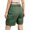 Green, variant on Women's Pants Women Multi Pocket Button Front Cargo Overalls Fitness Running Hiking Outdoor Casual Long Trousers Green