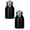 A559 Black 5.1x3.0" 2Pack, variant on 2Pcs Mini Water Bottle Small Water Bottle 300Ml Stainless Steel Small Flask Vacuum Insulated Thermal Cup Leak Proof Portable Mini With Hook Green Glass&Bottle