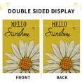 thumbnail image 6 of Hello Sunshine Summer Garden Flag 12.5x18 Inch Vertical Double Sided Daisy Small Seasonal Summer Outdoor Decoration Yard Flag, 6 of 6