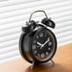 thumbnail image 2 of Reloj despertador ruidoso para adultos que duermen mucho, reloj despertador silencioso con doble campana para dormitorio (4 pulgadas, negro), 2 of 5