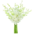 thumbnail image 3 of KaBloom : Bouquet of Fresh 20 White Orchids with Vase, Next-Day Delivery, Gift for all occasions, 3 of 4