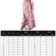 thumbnail image 3 of Vestido Estampado Vestido Elegante Moda Maxi Vestido Vestidos Simple Suave para Boda (Rosa L) Cgtredaw Para estrenar, 3 of 6