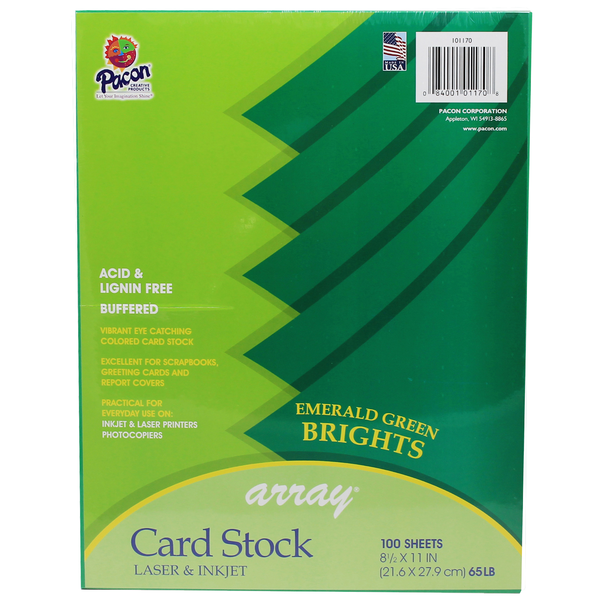 Array® Card Stock, Emerald Green, 200 Sheets
