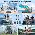 thumbnail image 5 of Electric Paddle Board Pump Portable, 22 PSI Rechargeable Electric SUP Air Pump, Intelligent Dual Stage Inflation & Deflation, Auto-Off, for Paddle Boards, Kayak, Kite, Tent, 5 of 7