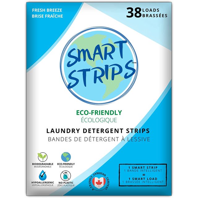 38 Charges (Vent Frais), Bandes de Détergent à Lessive - la Nouvelle Façon Intelligente de Faire la Lessive