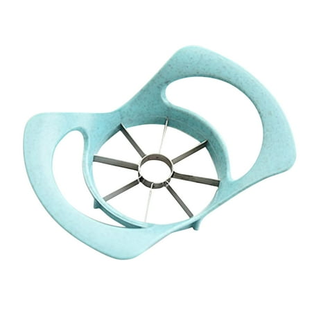 

Clearance！ Jiusan 2 in 1 Stainless Steel Fruit Cutter Apple Cutter Apple Slicers Divider Fruit Cutter Potato Wedge Stainless Steel Blades