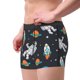 thumbnail image 2 of Balery Space Calzoncillos bóxer para hombre, ropa interior de algodón suave y transpirable con cinturilla de nailon-Medium, 2 of 5