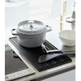 thumbnail image 2 of Yamazaki Home Roll-Up Dish Drying Mat, Black, Silicone, No Assembly, 2 of 7