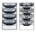 thumbnail image 2 of Maquinilla de afeitar de seguridad Gillette, 1 mango, 12 cuchillas de afeitar, acero inoxidable, maquinilla de afeitar recubierta de platino Idea de regalo para el cuidado de la barba para hombres Kuyhfg Sin marca, 2 of 3