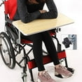 57 x 30cm Wheelchair Table Wooden Solid Removable Wheelchair Tray