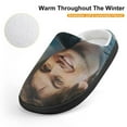 thumbnail image 4 of Ian Somerhalder Vampire Diaries Kid's Cotton Slippers Winter Warm Soft Plush Slippers with Rubber Sole Non-Slip Indoor Outdoor Slip on Shoes Fluffy House Slippers For Boys Girls Teen, 4 of 8