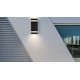 thumbnail image 2 of Aplique de pared LED cuadrado para exteriores, el cuerpo principal es un aplique de pared para exteriores impermeable de aluminio, 3000 K, 5 W, 1 paquete (luz blanca cálida), 2 of 5