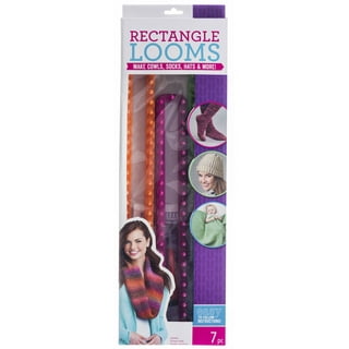 Spliced Loom Braided Frame Knitting Looms Long Ring Set with Hook Needles