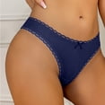 thumbnail image 7 of Ashirexll Plus Size Underwear for Women Low Waist Lace Panel Breathable Triangle Panties, 7 of 7