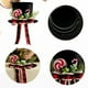 thumbnail image 4 of Estrella Negra con Lazo para La Copa Del Árbol de Navidad, Sombrero, Lazo para La Copa Del Árbol, Decoración para Árbol de Navidad, Estrella para La Copa Del Árbol, 4 of 6