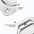 thumbnail image 4 of Voiceine 3pcs Heavy Duty Marine Grade Stainless Steel Flush Lift Ring Handle Spring Loaded Recessed Pull Handle for Boat Deck Hatch for Marine Use, 4 of 11