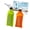 Green and Orange, variant on Anchor Floating Keychain, Green and Orange, Waterproof Buoyant Boat Key Float XL