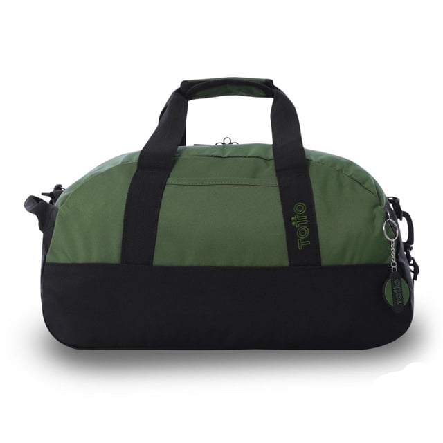 TOTTO Maleta Deportiva - Bolsa de Viaje | Chica | con Asa y Correa de Hombro Removible ACTIVE S verde CH
