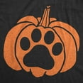thumbnail image 2 of Mens Pumpkin Paw T Shirt Funny Halloween Jack-O-Lantern Pet Puppy Animal Lover Novelty Tee Graphic Tees, 2 of 9