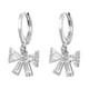 thumbnail image 2 of Pendientes de lazo de moda Fiudx brillantes, 2 of 6