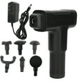thumbnail image 1 of Masajeador de tejido profundo Pistola de masaje de percusión recargable Masajeador de fascia portátil Enchufe estadounidense 100-240V, 1 of 14