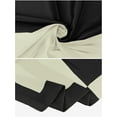 thumbnail image 4 of Elerevyo Women Contrast Color  35" Large Scarf Satin Silky Square Head Wrap Bandanas, 4 of 6