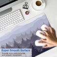 thumbnail image 4 of Forest Patterned XXL Mouse Mat - Large Extended Desk Pad with Non-Slip Rubber Base, Stitched Edges - Perfect for Gaming & Office (31.5 x 11.8inches), 4 of 7