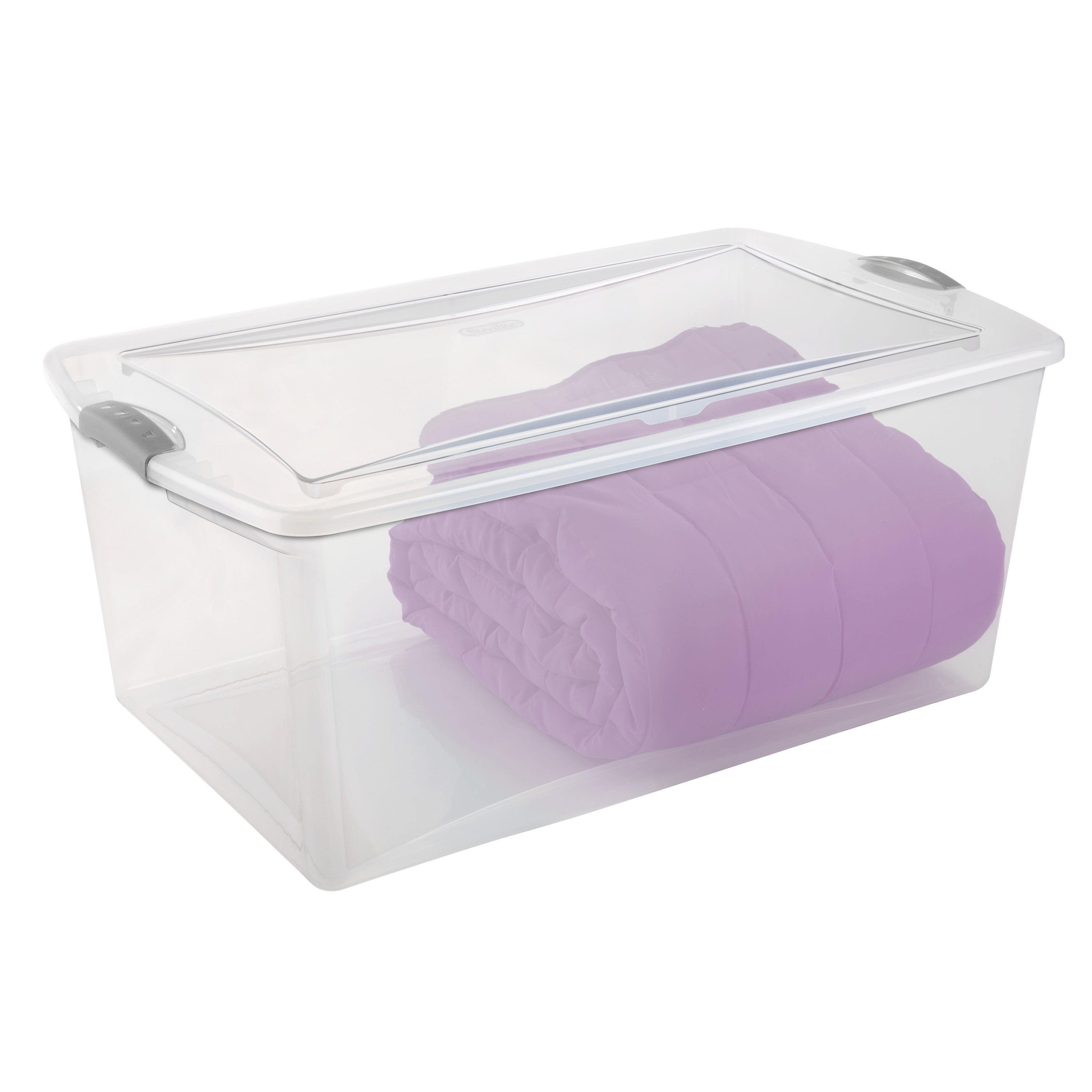 Sterilite Tuff1 Latching 30 Gallon Storage Tote Container with Lid (12  Pack), 1 Piece - Kroger