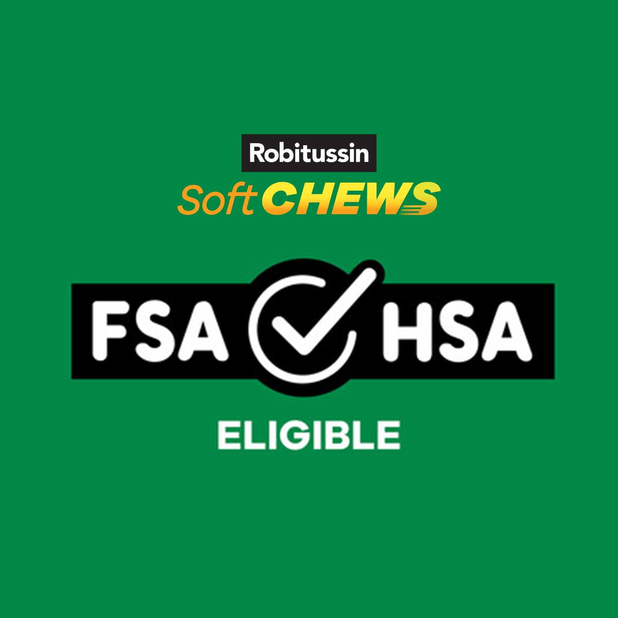 Robitussin Soft Chews, Long-Acting Cough Relief Cold Medicine, Berry Flavor, 20Ct Chewable Tablets