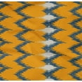 thumbnail image 4 of oneOone Organic Cotton Poplin Twill Fabric Chevron Ikat Print Fabric By The Yard 42 Inch Wide, 4 of 4