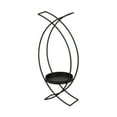 thumbnail image 1 of Candle Soporter Cena de mesa Ornamento Iron Elegante Base Estable Estable Decoración para el hogar Centropís de vela Centro de vela para dormitorio, 1 of 8