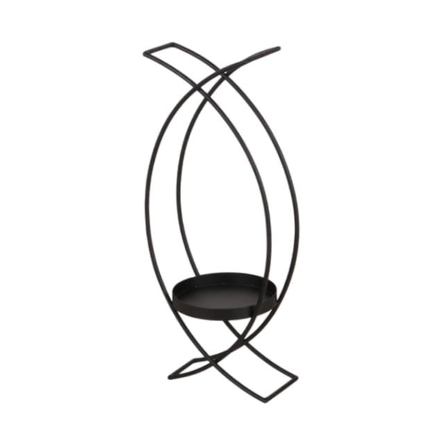 Candle Soporter Cena de mesa Ornamento Iron Elegante Base Estable Estable Decoración para el hogar Centropís de vela Centro de vela para dormitorio