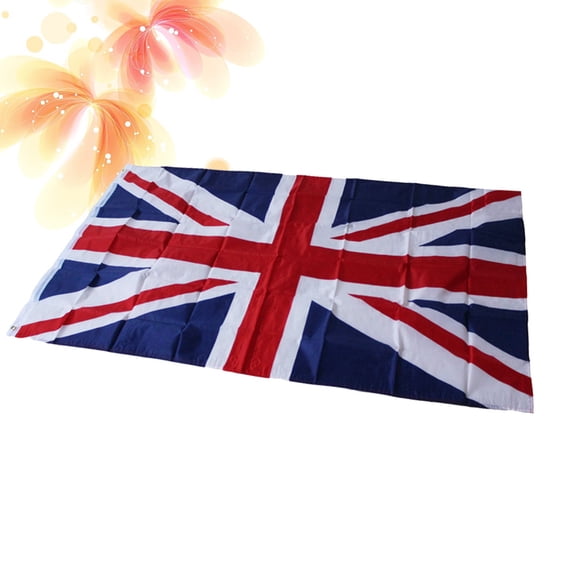 GOOHOCHY 1-Pack England Flag Bunting 90 x 59in Machine Sewn Festival Decoration Banner