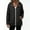 Black, variant on Women's UPF 50+ Sun Protection Rain Jacket Waterproof Lightweight Packable Hooded Raincoat Active Outdoor Sports Windbreaker