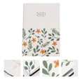 thumbnail image 6 of Toyandona Back to School Project Planner Notebook Green Flower Pattern Paper 1Pc 21.5x14.5Cm, 6 of 7