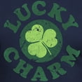 thumbnail image 3 of CafePress - Lucky Charm [Shamrock] Men's Fitted T Shirt (Dark) - Men's Fitted T-Shirt, 3 of 4