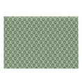 thumbnail image 1 of Geometric Cutting Board, Graphic Peacock Feathers Pattern in Pastel Color Nostalgic Culture, Decorative Tempered Glass Cutting and Serving Board, Large Size, Pistachio Green Tan, by Ambesonne, 1 of 1