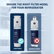 Mist Ultra Clarity Pro Refrigerator Water Filter Replacement Compatible with Bosch BORPLFTR50, BORPLFTR55, 12033030, 11032531, WFS200MF, RA450022, REPLFLTR55, 3-Pack
