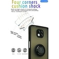 thumbnail image 2 of is specially designed for Motorola Moto G Power 2021 Anti-fall,anti-fingerprint, built-in 360° rotating ring bracket solid and durable magnetic car phone case, suitable for 6.6inches Male-Black, 2 of 12