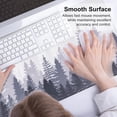 thumbnail image 6 of Gaming Mouse Pad Large, Misty Forest Tree XXL Full Size Desk Pad Big Extended Desk Mat Non-Slip Rubber, Keyboard Mouse Mat Desk Pad for Work, Game, Office, Home, 31.5" x15.7", 6 of 6