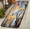 Multicolour 3, variant on ADECORIVY Carnival Fleur De Lis Washable 2x6 Kitchen Runner Rug Hallway Runner Rug Non-Slip Floor Mat Mardi Gras Carpet for Entryway Entrance Living Room Bedroom