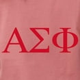 thumbnail image 3 of CafePress - Alpha Sigma Phi Greek Letters Cardinal T Shirt - Womens Comfort Colors® Shirt, 3 of 4