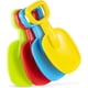 thumbnail image 1 of Palas de playa, 2 piezas de juguetes de pala de playa de colores aleatorios con mango de plástico, palas de playa de primera línea, 1 of 9
