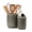 3067-Grayish Blue, variant on Jiemei Home Kitchen Utensil Holder Large 7.5"+6.2" Petal Ceramic Crock For Countertop With Cork Mat Morden Organizer Spatula Decor Set Of 2- Green