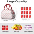 thumbnail image 5 of Insulated Lunch Bag Women, Reusable Lovely Lobster Cartoon Style Tote Lunch Box, Leakproof Cooler Lunch Bags for Work Office Travel Picnic, 5 of 6